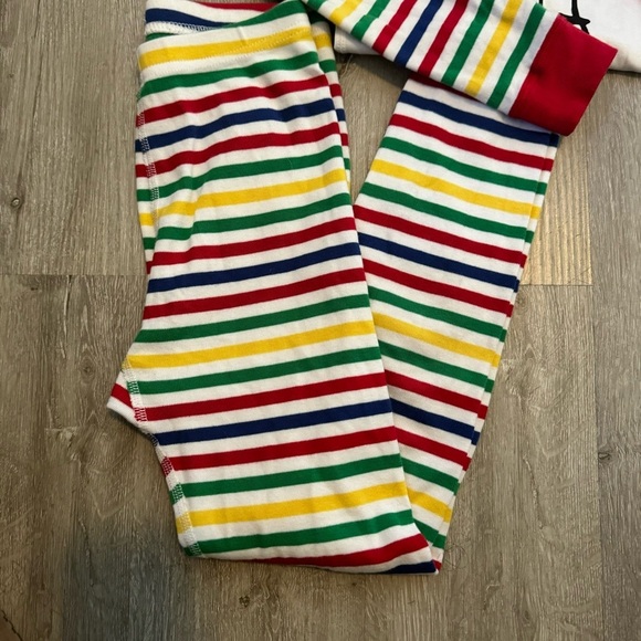 Hanna Andersson X Peanuts Multi Colored Striped Pajamas Sz 130 cm| US 8 - Picture 4 of 6